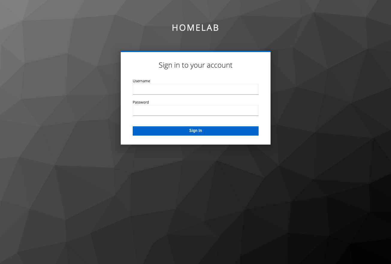 Keycloak Login Page